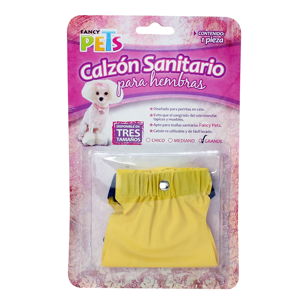 Calzón Sanitario Grande para Hembras (1 Pieza), Fancy Pets