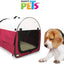 Casa para perro mediano portátil Fashion Vino