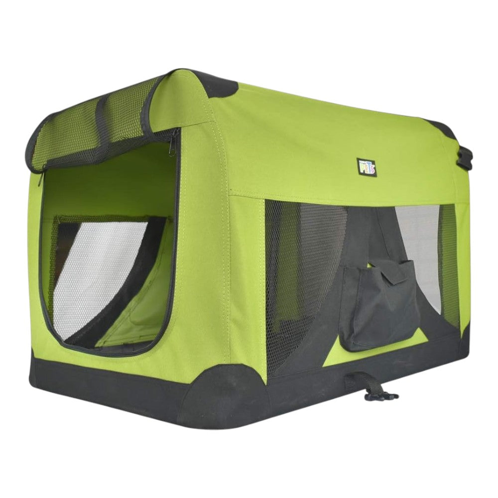 Transportadora Perrera Int Verde Chica - Fancy Pets