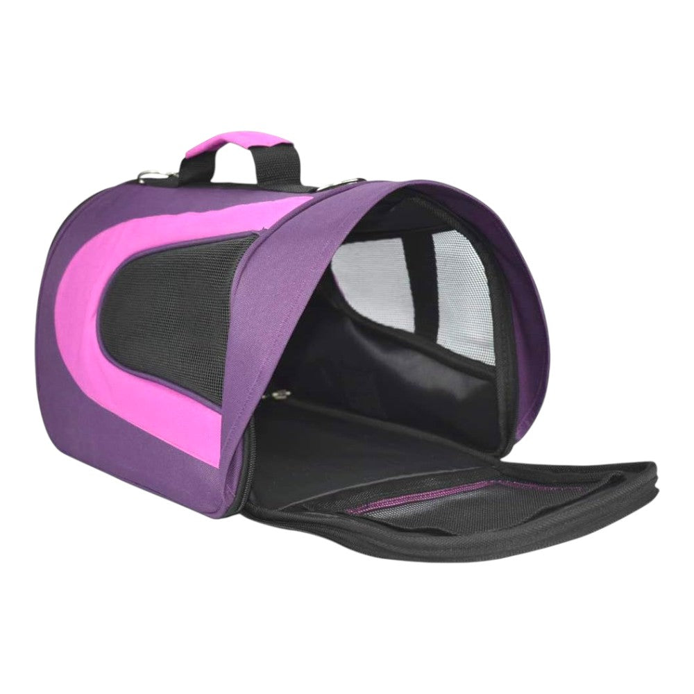 Fancy Pets Transportadora de Tela Fashion Morada Grande