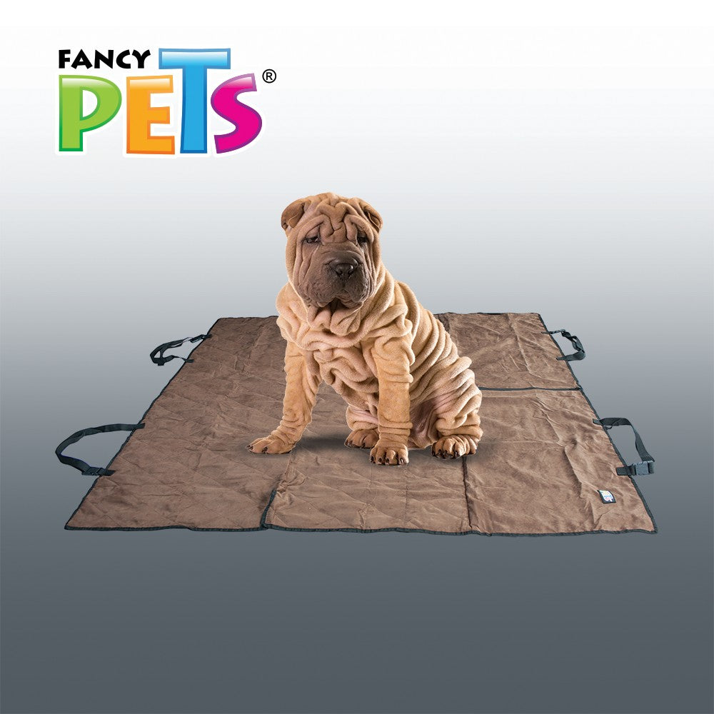 Fancy Pets Cubre Asiento de Tela Café