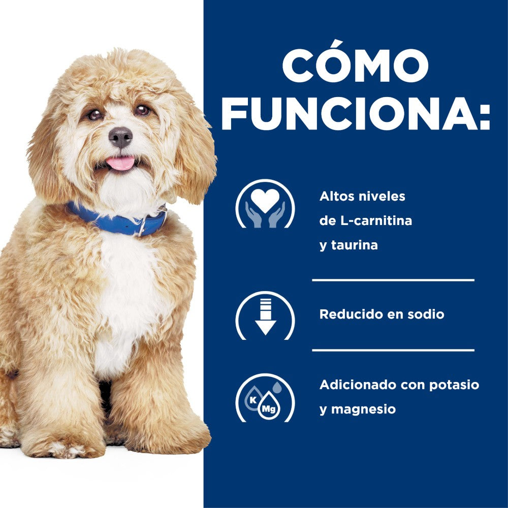 Hill's Prescription Diet h/d, Cuidado Cardiaco, para Perro, 1.5 Kg