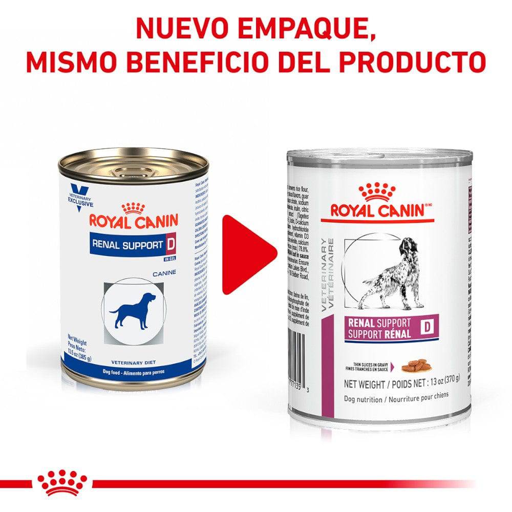 Lata Royal Canin Vet Perro Renal Support D 385 gr - AniMALL