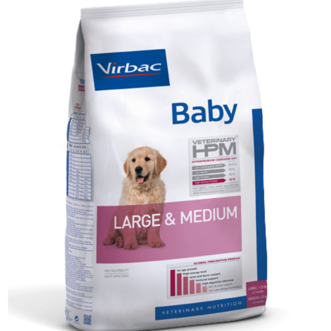 Virbac HPM Dog Baby Large & Medium 12 Kg