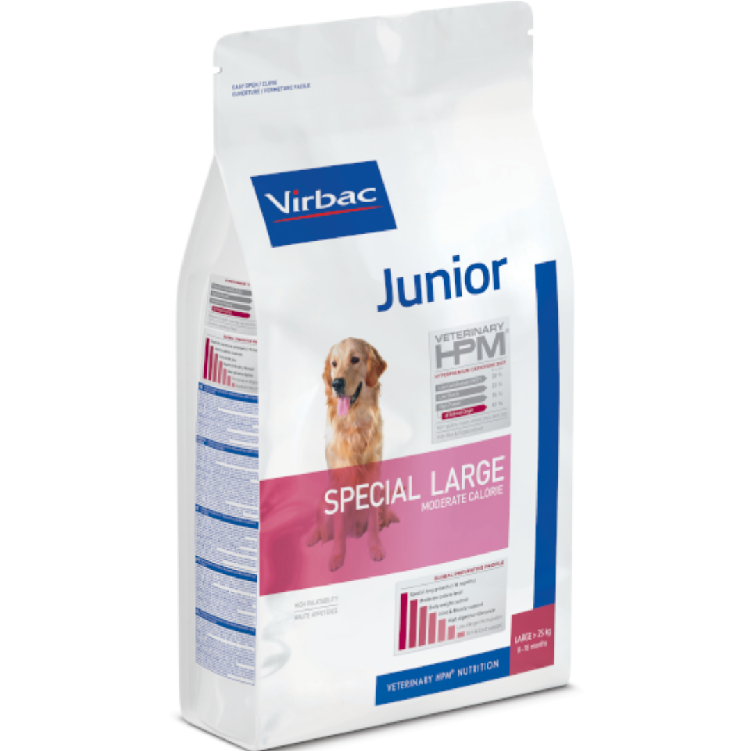 Virbac HPM Dog Junior Especial Large 12 Kg