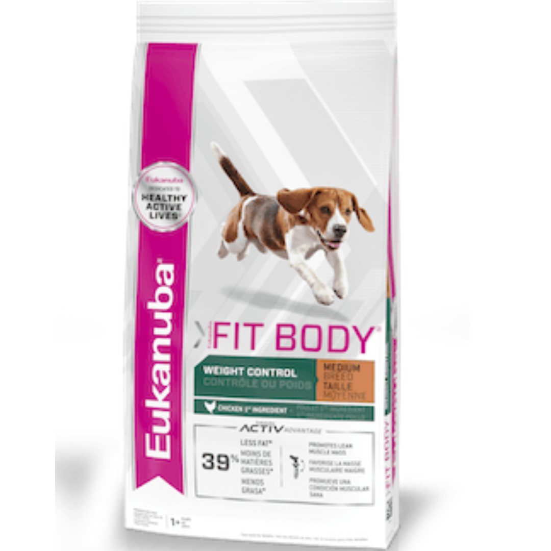 Eukanuba Fit Body (Weight Control) Razas Medianas 12.71 Kg.