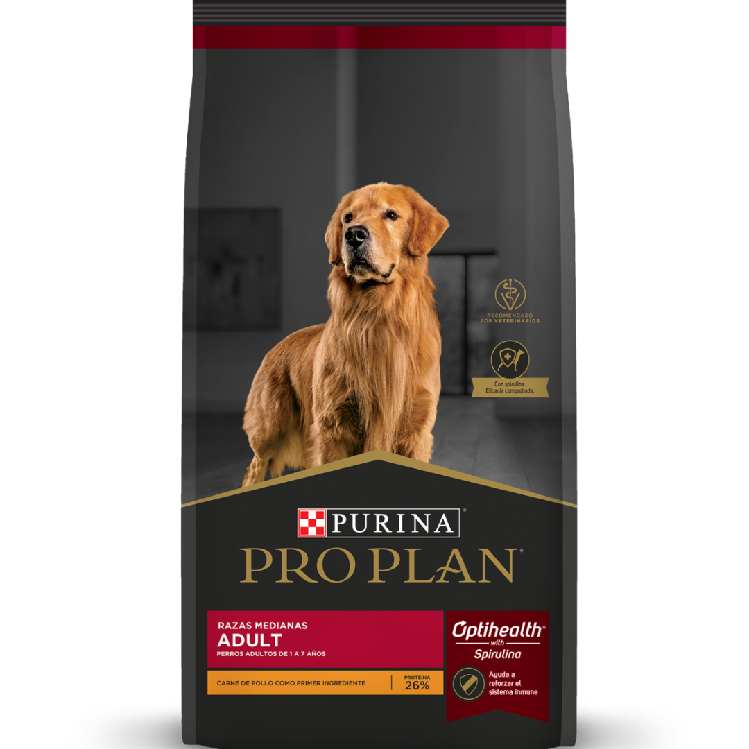 Pro Plan Adulto Raza Mediana Optihealth 17.5 kg