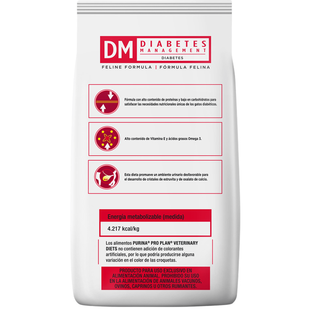 Pro Plan Veterinary Diets DM Diabetes Feline 2.72 kg - AniMALL