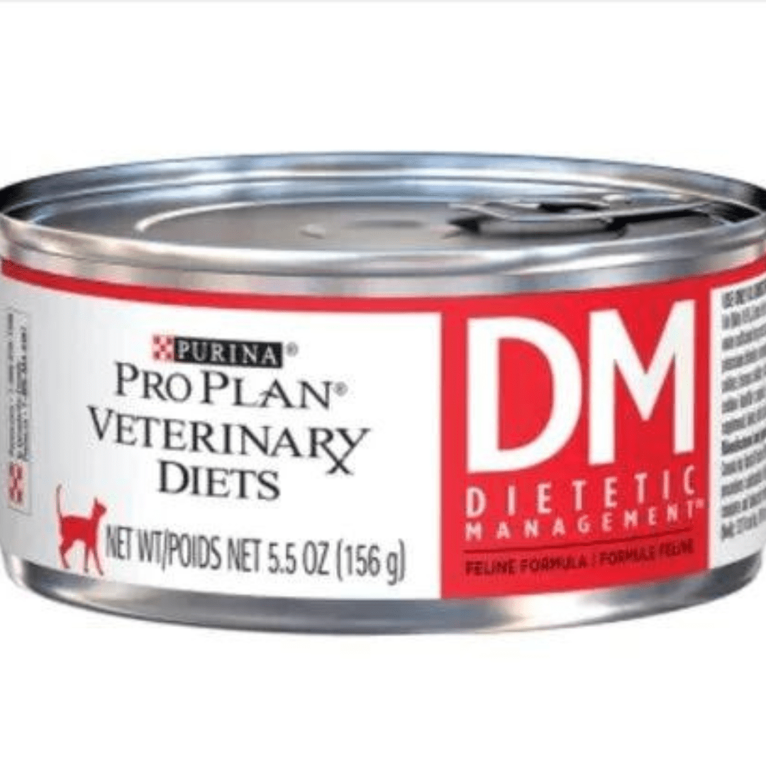 24 Latas Pro Plan Veterinary Diets DM Diabetes Feline 156 gr - AniMALL