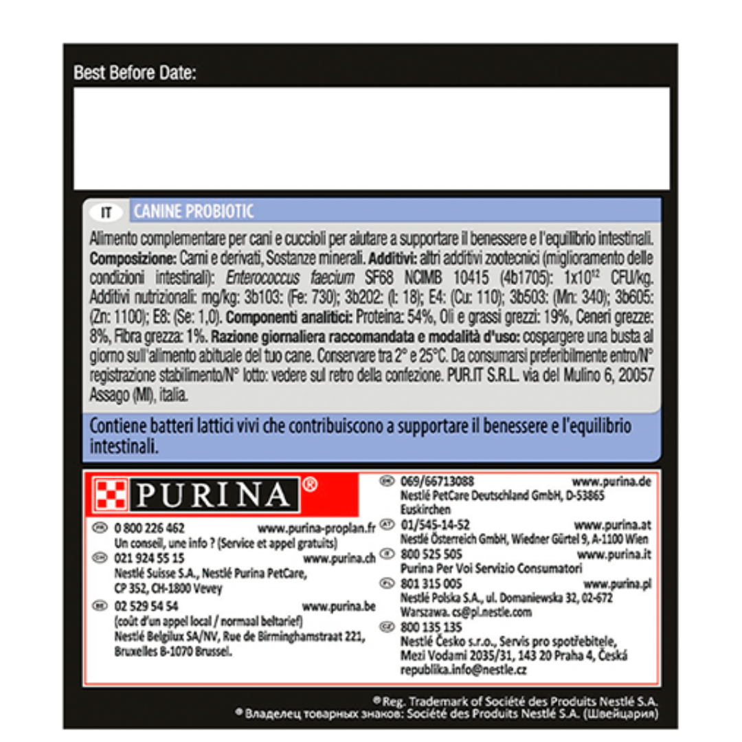 Pro Plan Veterinary Diets Fortiflora Canine 30 sobres con 1gr c/u - AniMALL