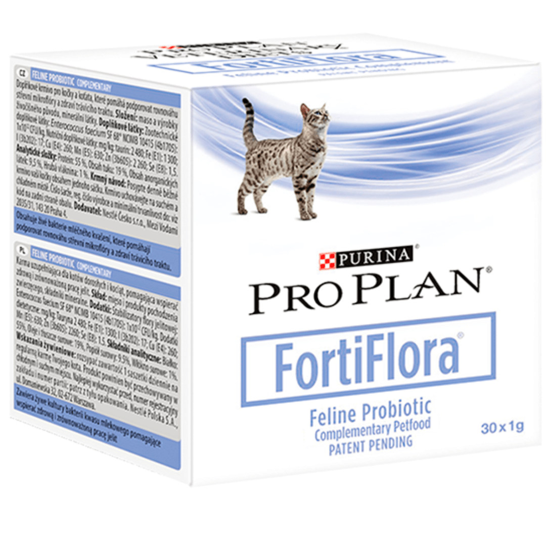 Pro Plan Veterinary Diets Fortiflora Feline 30 sobres con 1gr c/u - AniMALL