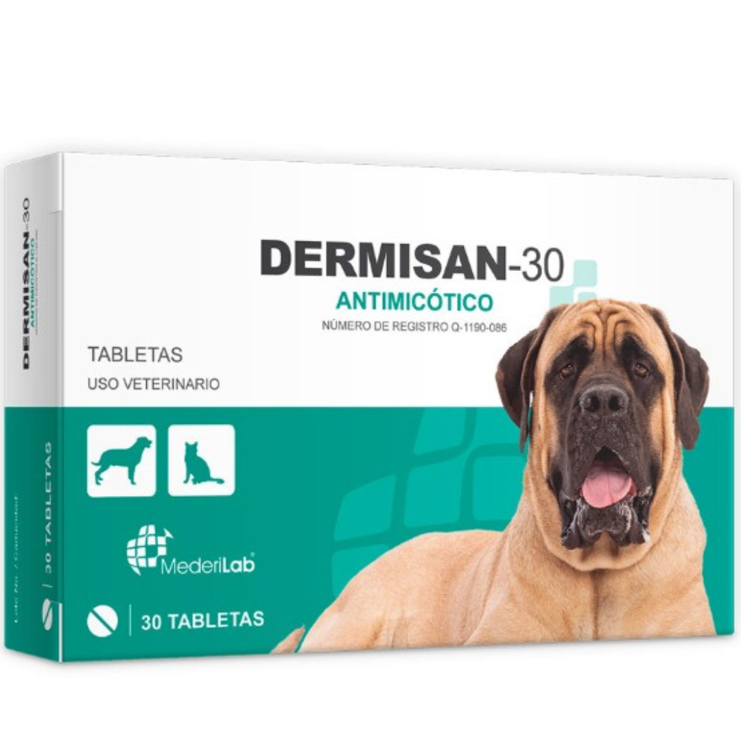 Dermisan-30, Antimicótico 30 Tabletas, Mederilab