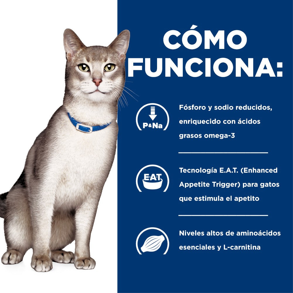 Hill's Prescription Diet k/d, Cuidado Renal, para Gato, 3.9 Kg