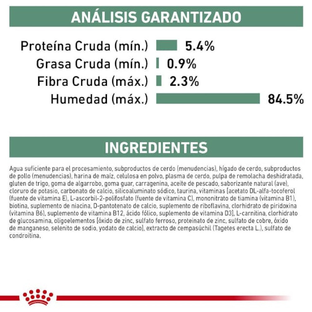 12 Latas Royal Canin vet Satiety Support 380 gr