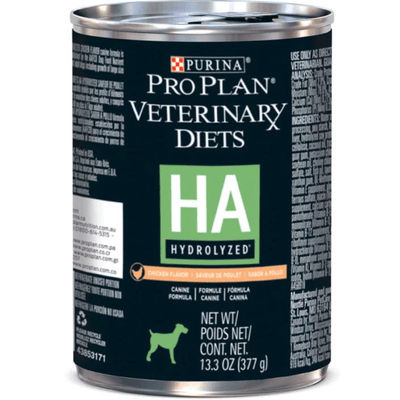 6 Latas Pro Plan Veterinary Diets HA Hydrolyzed Canino 377gr - AniMALL