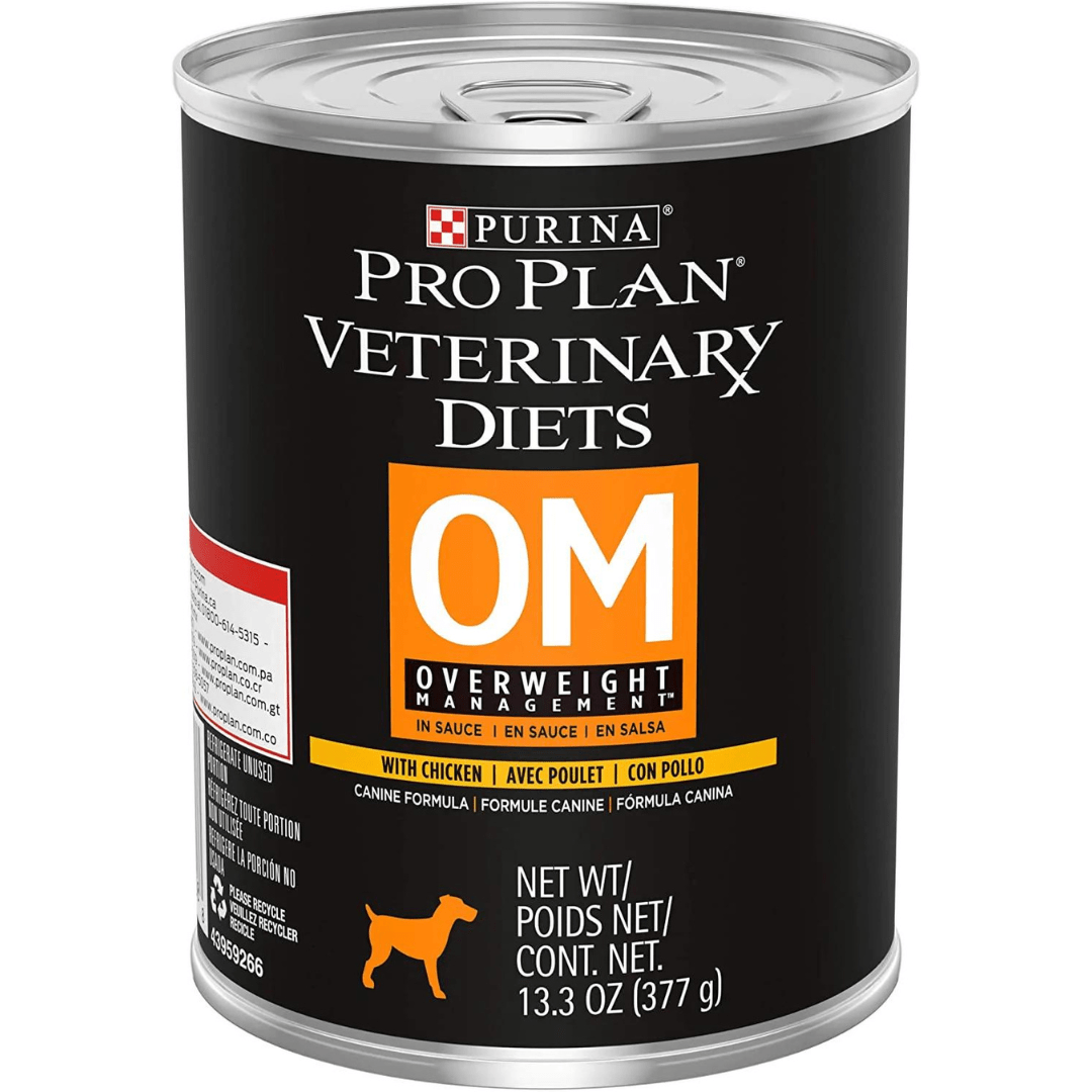 6 Latas Pro Plan Veterinary Diets OM Control de Peso para Perro 377gr - AniMALL