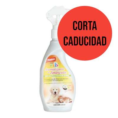 CORTA CADUCIDAD Aromatizante de Coco con Neutralizador de Olores 250 Ml., Fancy Pets