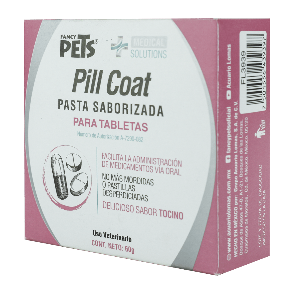 Fancy pets - Pill Coat Pasta Saborizada para Mascotas 60 Gr., Medic ...