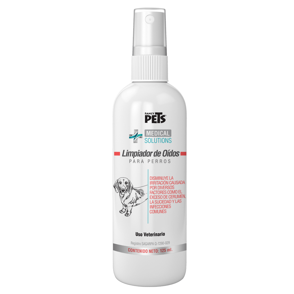 Limpiador de Oídos 125 Ml., Medical Solutions - AniMALL