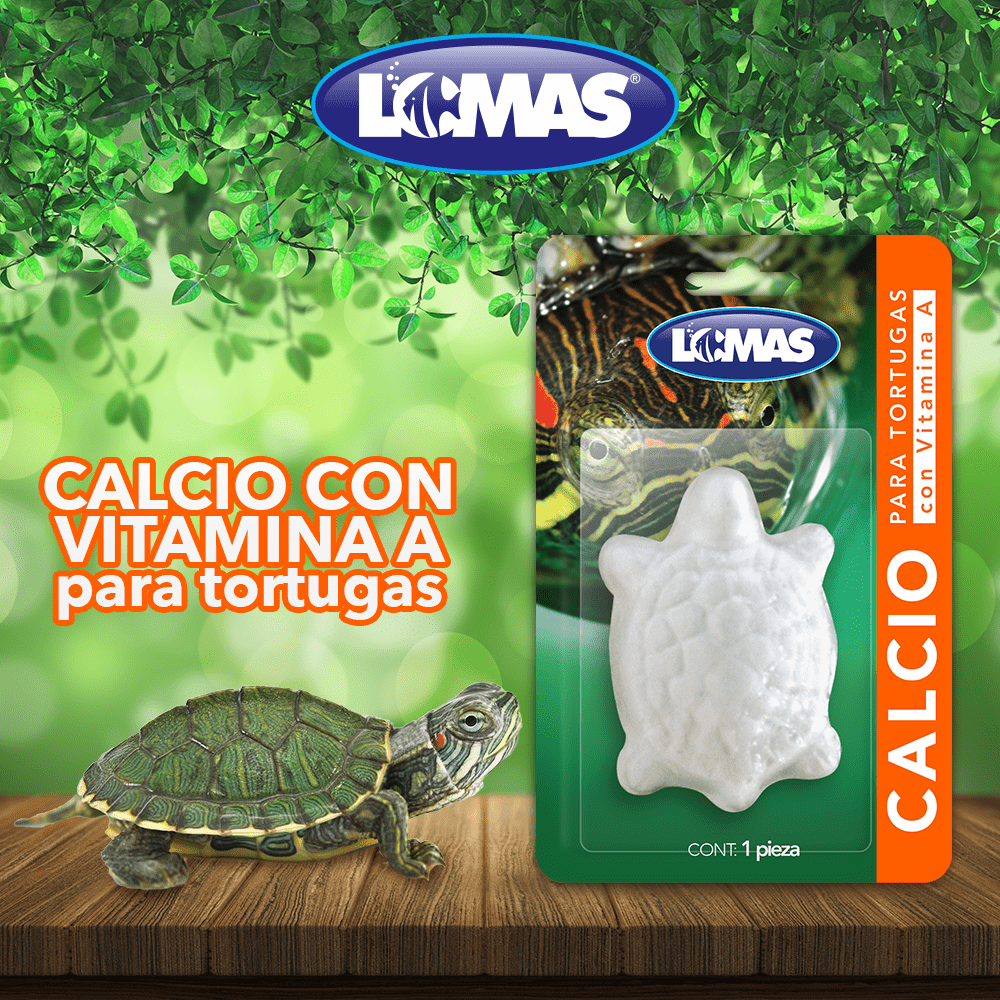 Calcio para Tortuga con Vitamina A 1 Pieza - AniMALL