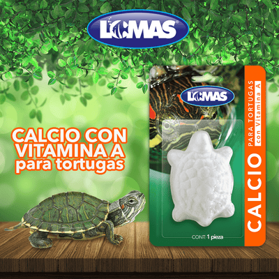 Calcio para Tortuga con Vitamina A 1 Pieza - AniMALL