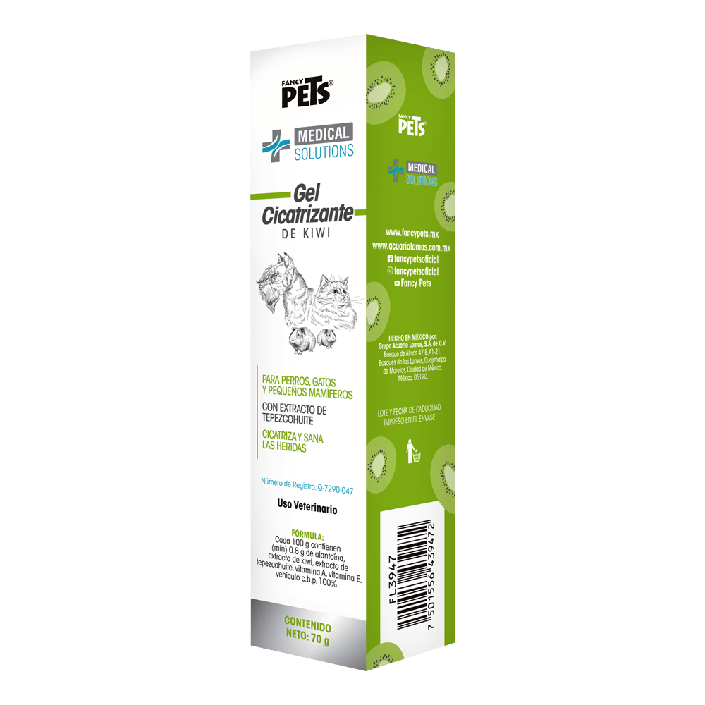 Gel Cicatrizante de Kiwi 70 Grs, Medical Solutions - AniMALL