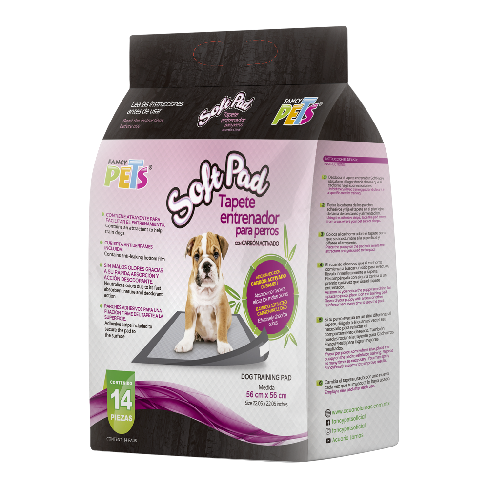 Tapete Entrenador Para Perro (Pads) con carbon activado14Pz Fancy Pets