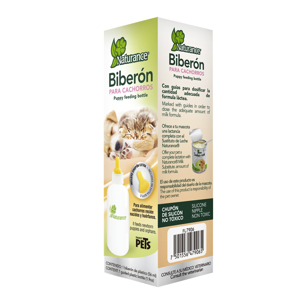 Biberon Para Cachorros 56 Ml., Naturance