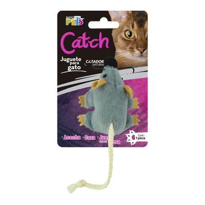 Juguete Ratón Mini Catch para Gatos, Fancy Pets