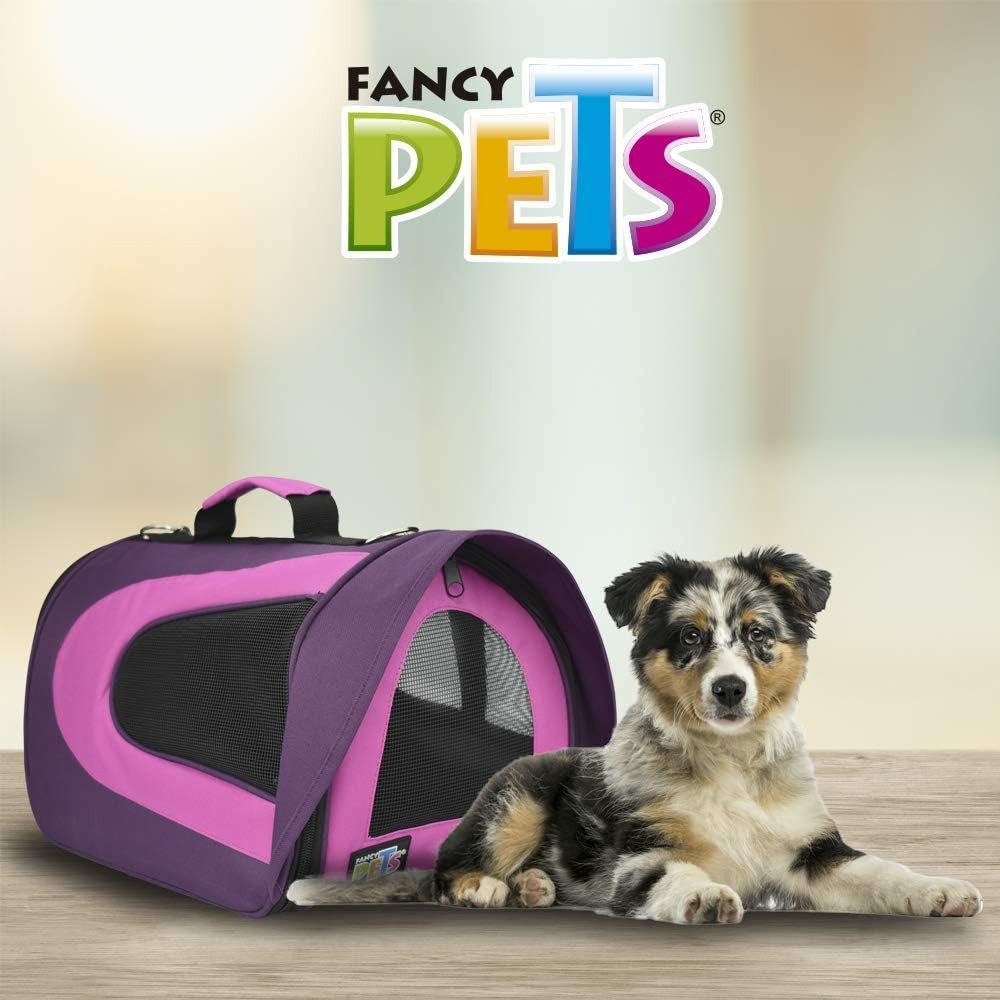 Fancy Pets Transportadora de Tela Fashion Morada Grande