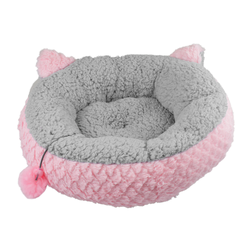 Cama Petit Rosa/Gris para Gato Fancy Pets