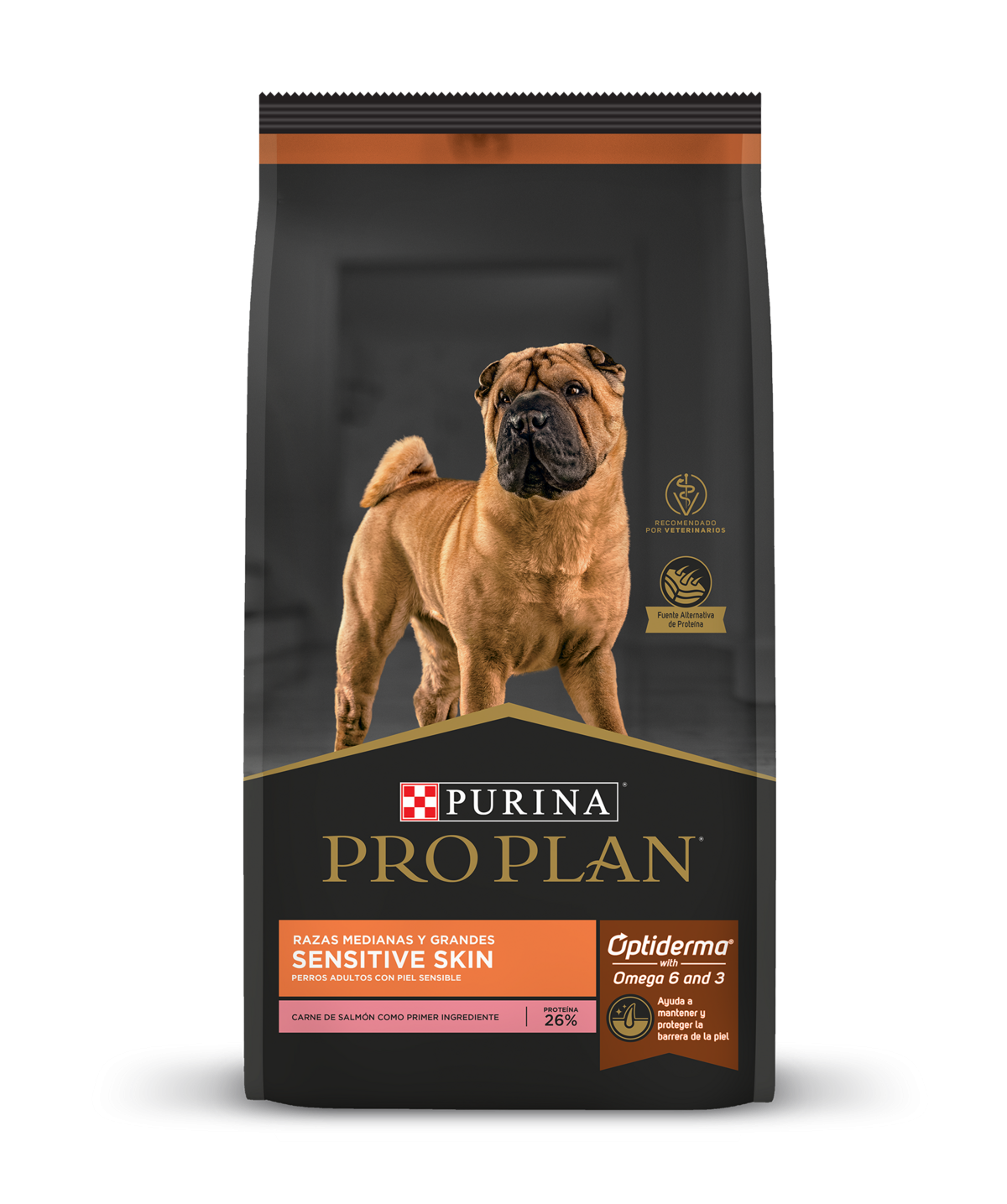 Pro Plan Perro Adulto Sensitive Skin Razas Medianas y Grandes 10 Kg