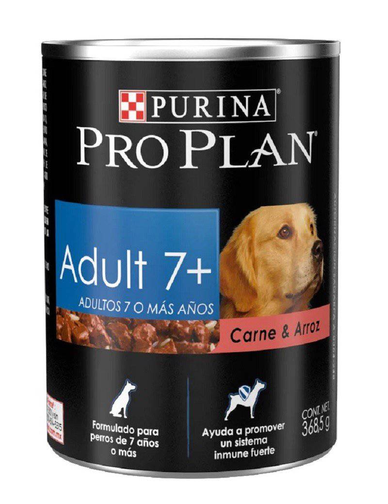 6 Latas Pro Plan Active Mind Carne y Arroz 368 g - AniMALL