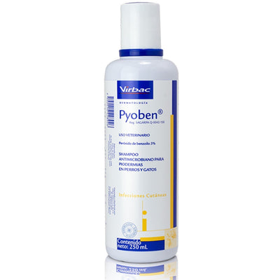 Pyoben Shampoo Dermatológico 250 Ml., Virbac