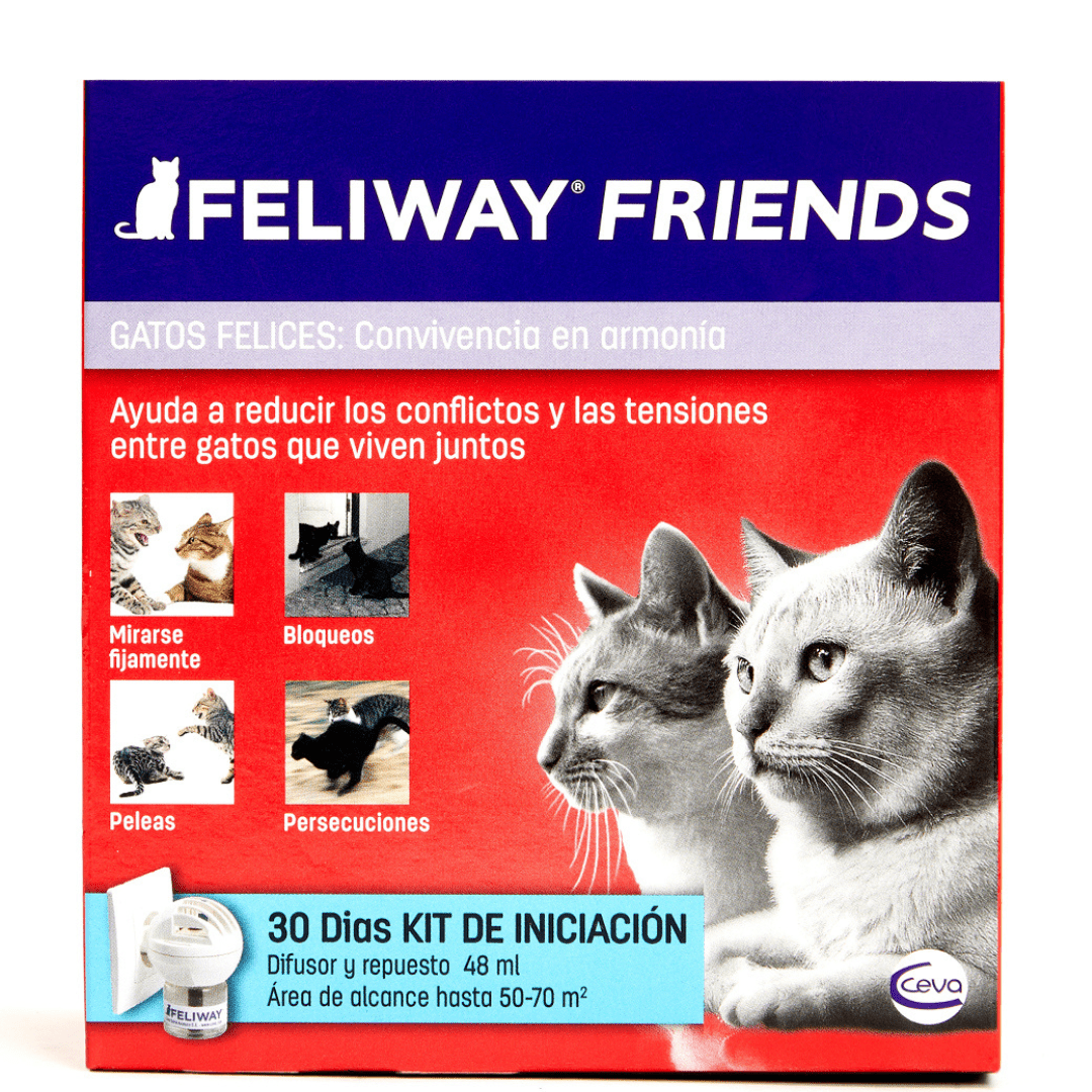Ceva - Feliway Friends Set Difusor y Repuesto para Gato, 48 ml