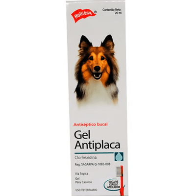 Clorhexidina Gel Antiplaca Gotero Perros y Gatos 20 ml Holliday - AniMALL