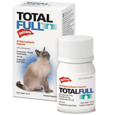 Total Full Gatos Antiparasitario Interno Supensión 15 ml Holliday