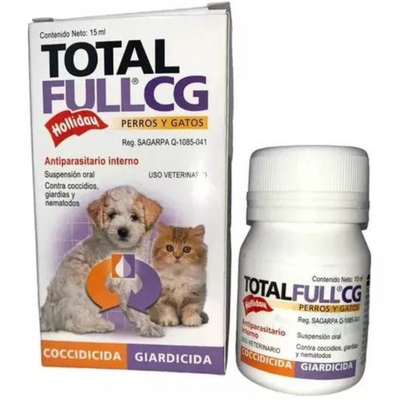 Total Full CG Perros y Gatos Antiparasitario 15 ml Holliday