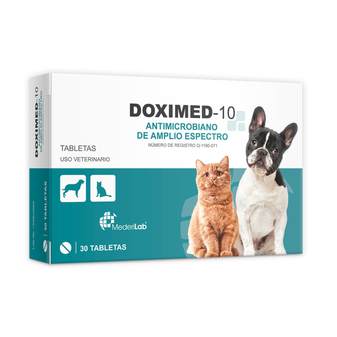 Doximed 10 Antimicrobiano 30 Tabletas MederiLab