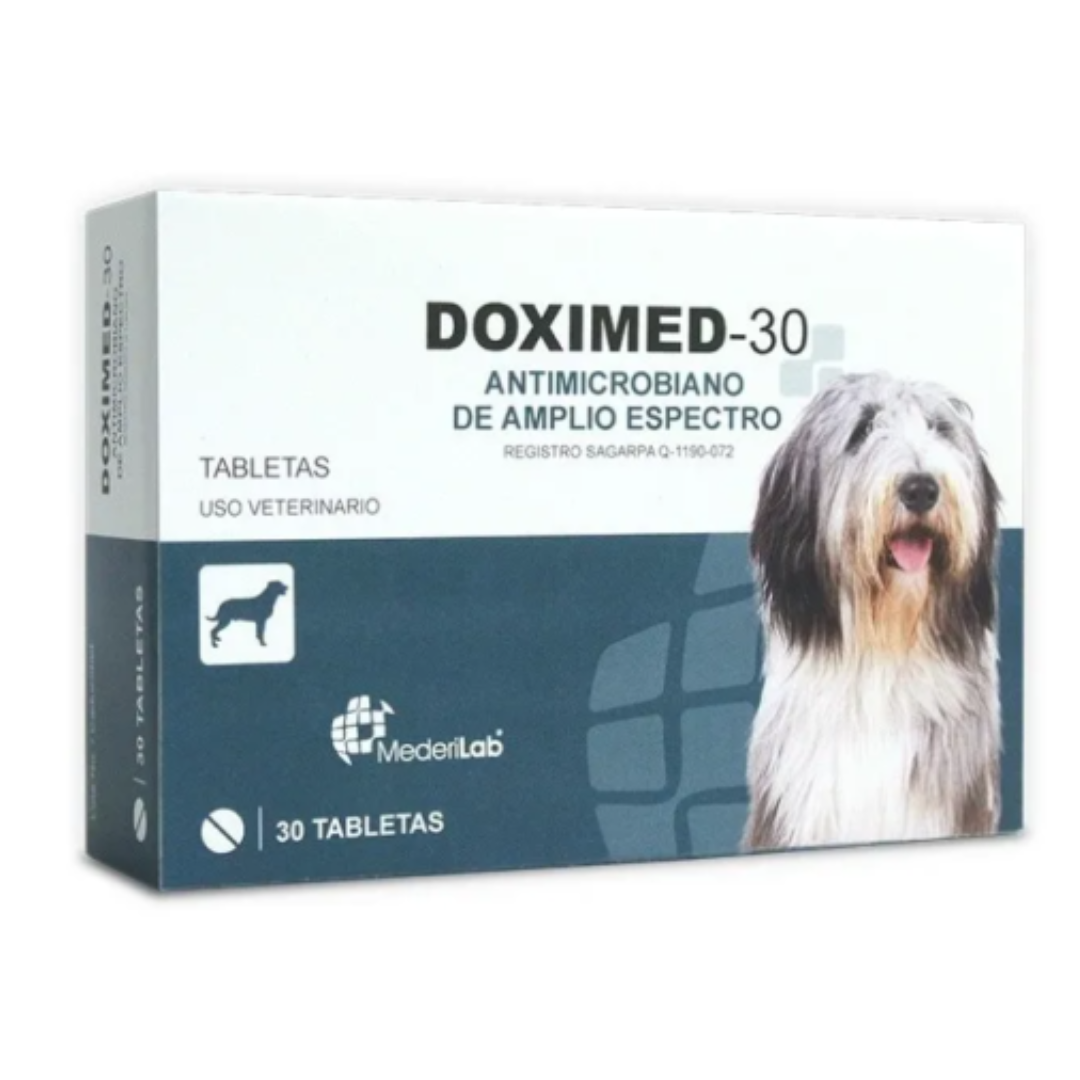 Doximed 30 Antimicrobiano 30 Tabletas Mederilab