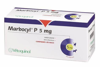 Marbocyl 5 Mg Marbofloxacina 10 Comprimidos, Vetoquinol