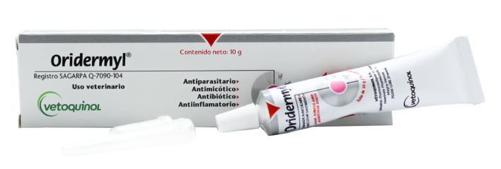 Oridermyl Pomada Tubo 10 Gr Antiinfeccioso Ótico, Vetoquinol