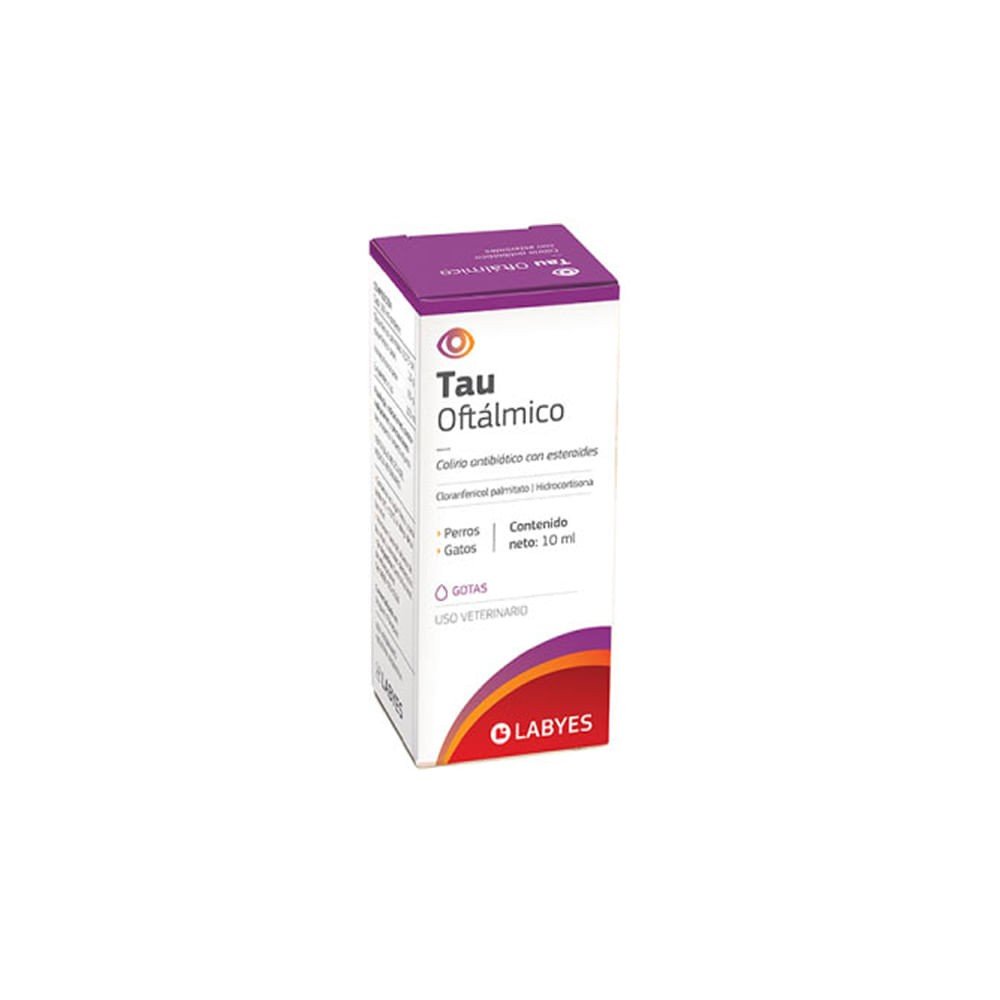 Tau Oftálmico Colirio Antibiótico con Esteroides 10 Ml., Labyes