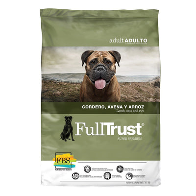 FullTrust Perro Adulto Sabor Cordero, Avena y Arroz 8 kg - AniMALL