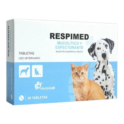 Respimed Perros y Gatos 30 Tabletas Mederilab