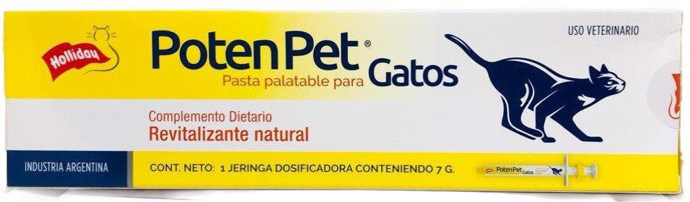 Poten Pet Pasta Palatable Gatos Jeringa Dosificadora de 7 gr Holliday