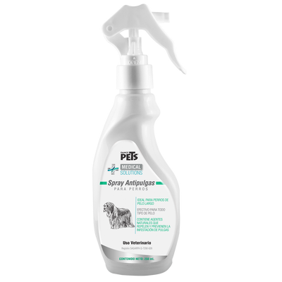 Spray Antipulgas para Perros 250 Ml., Medical Solution - AniMALL