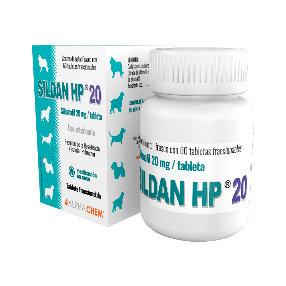 Sildan HP Sildenafil 60 tabletas de 20mg AlphaChem