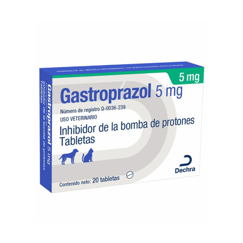 Gastroprazol, Omeprazol, 20 tabletas de 5mg, Dechra - AniMALL