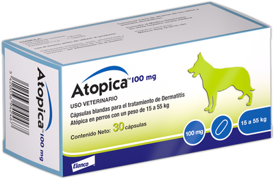 Atopica Ciclosporina 30 cápsulas de 100mg Elanco